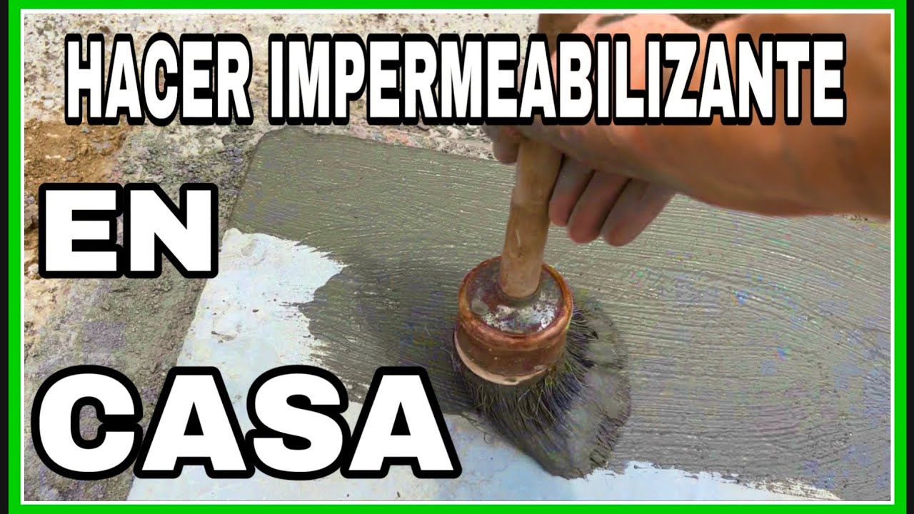 CÓMO HACER IMPERMEABILIZANTE CASERO PARA SELLAR GOTERAS Y GRIETAS IMPERMEABILIZANTE DE TECHO Y PARED