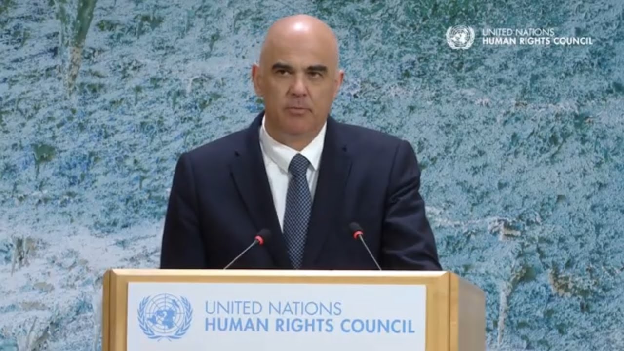 Council of Europe | Secretary General Alain Berset Addresses the UN Human Rights Council
