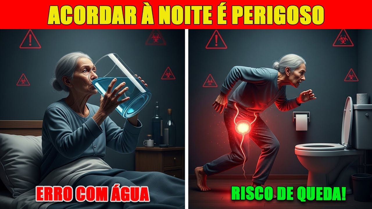 ACORDA PARA URINAR À NOITE? 🚽 O Erro de Hidratação Que Rouba o Seu Sono | Adeus Urina Noturna