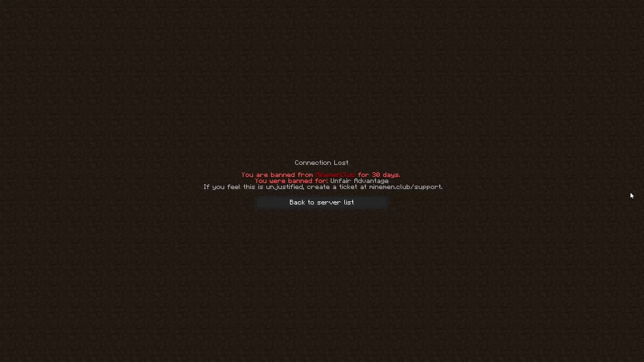 POV: You Got Banned On Minemen.club...