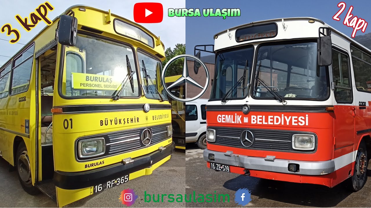 Mercedes-Benz O302 İnceleme (Belediye Tipi) | BURULAŞ & Gemlik Belediyesi #BursaUlaşımNostalji