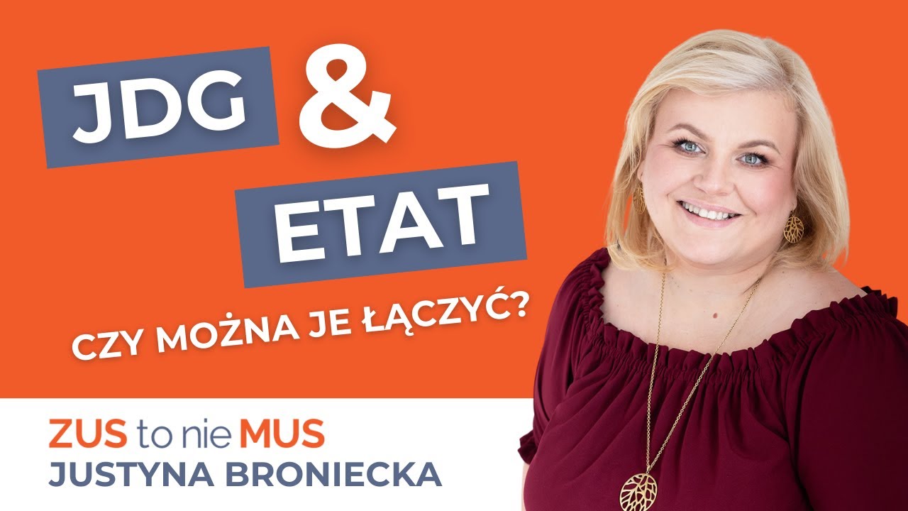 Czy mogę mieć JDG i pracować na etacie? | ZUS to nie MUS