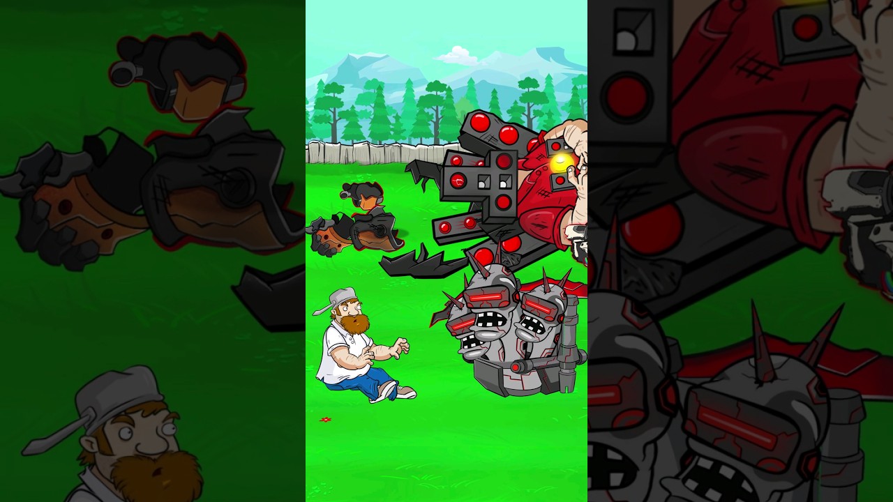 Zombies Skibidi Toilet Animation 51 - Titan Cameraman Help Titan Speakerman - PVZ 2 #pvz2 #animation