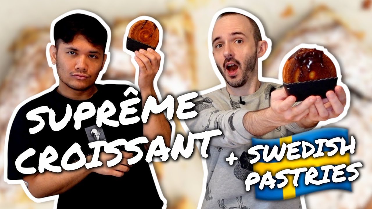 Americans Try The Swedish Take On The Suprême Croissant + Swedish Pastries 🇸🇪🥐
