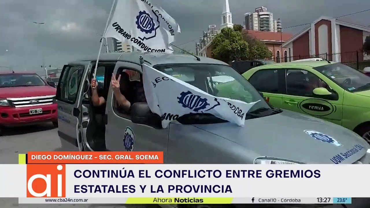 Conflicto gremios estatales y Provincia y rechazo a la reforma laboral -  D. Domínguez
