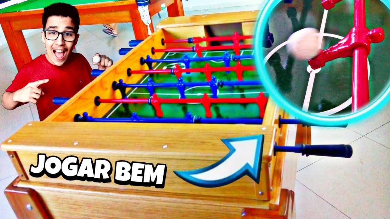 COMO JOGAR BEM NO TOTÓ 😎 (pebolim totó)