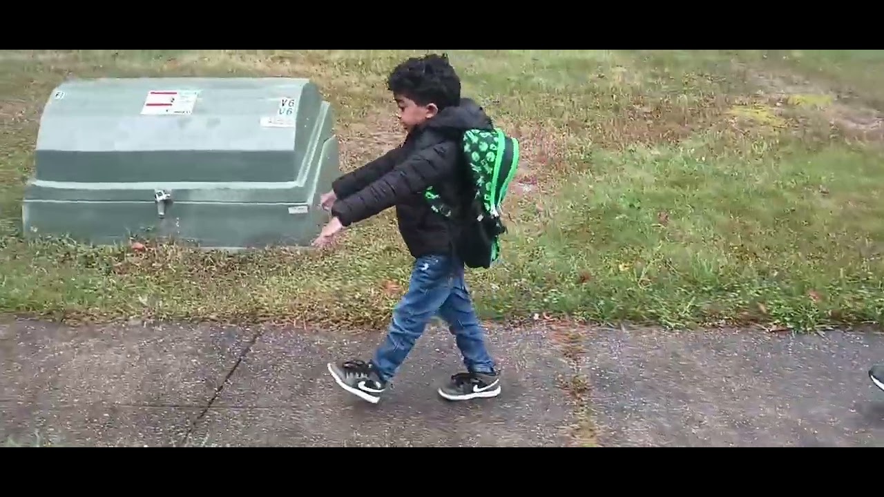 AYDEN FIRST DAY GETTING HOME OFF OF PUBLIC SCHOOL BUS TRANSPORTATION.!! 