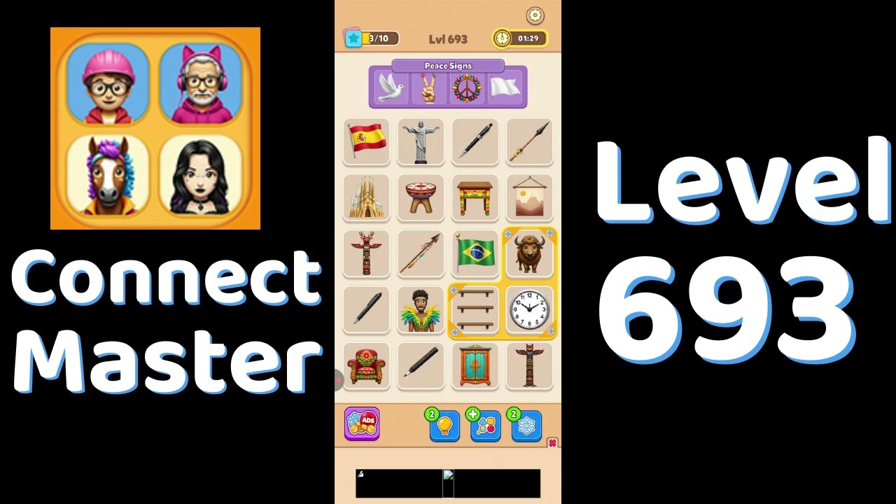 Connect Master Level 693 Walkthrough 🧩 | Match Puzzle | Puzzle Solutions & Tips | Go Answer