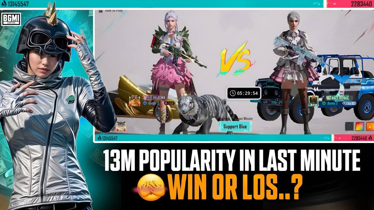 13M POPULARITY SNIP LAST MINUTE | BGMI POPULARITY BATTLE GONE WRONG 