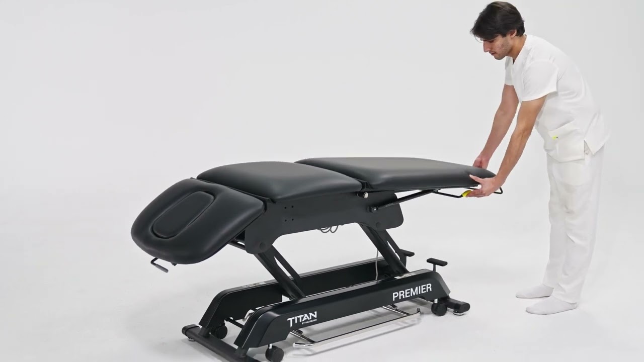 Titan Premier 3-Section Hi-Lo Treatment Table &ndash; 6084-BK