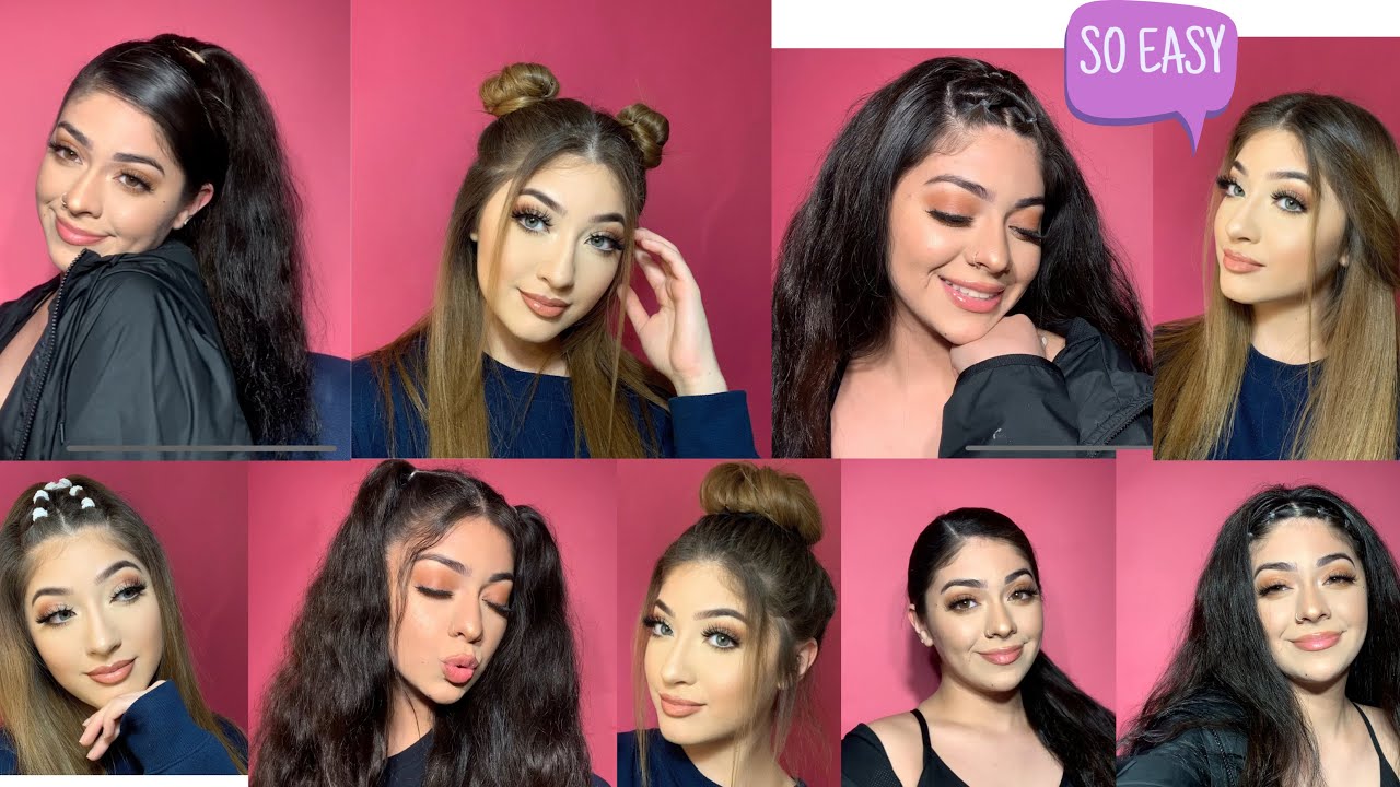 10 EASY & CUTE HAIRSTYLES