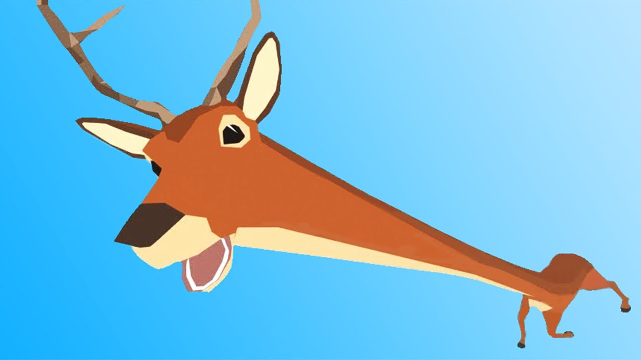 非常普通的鹿！我的脖子可以無限伸長！還可以站著跳舞！Deer Simulator【鯉魚Ace】