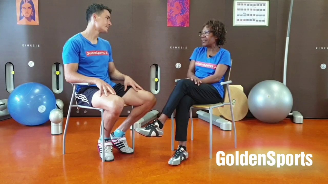 Impressie GoldenSports met deelneemster Guillaumine