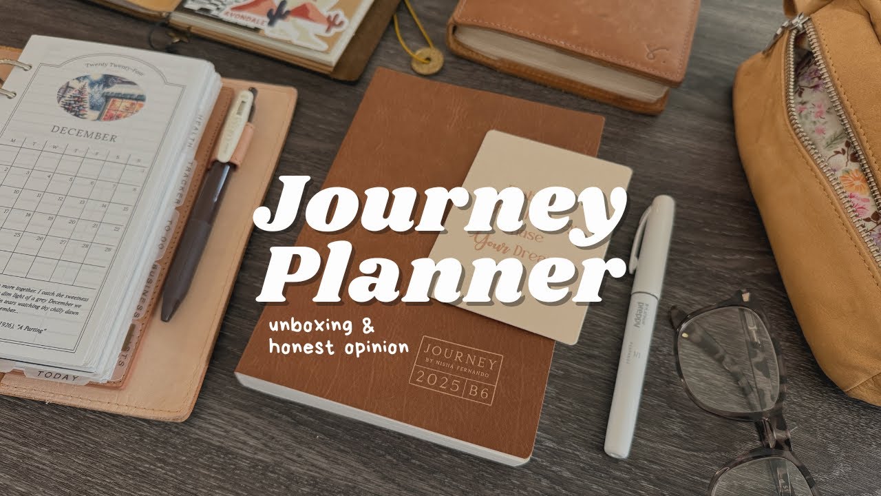 B6 JOURNEY PLANNER UNBOXING: honest thoughts & going back to sterling ink?