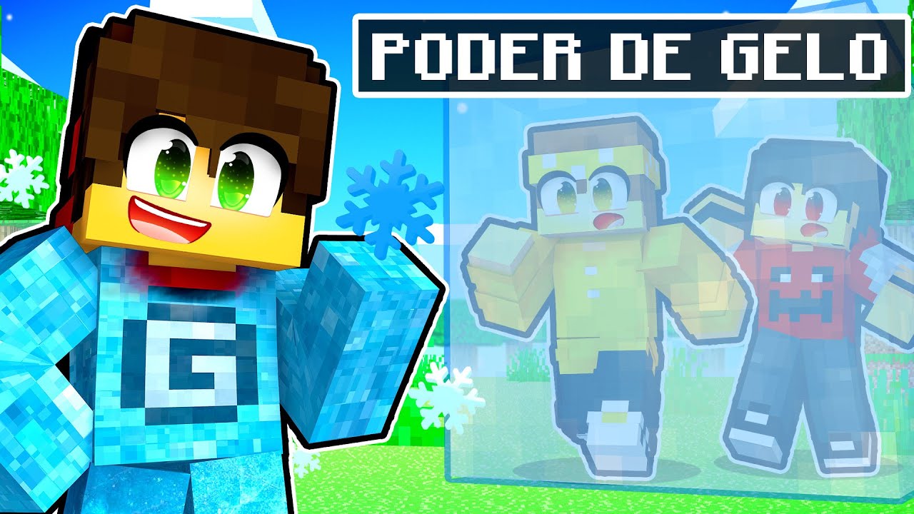 GUIHH tem PODERES de GELO no Minecraft