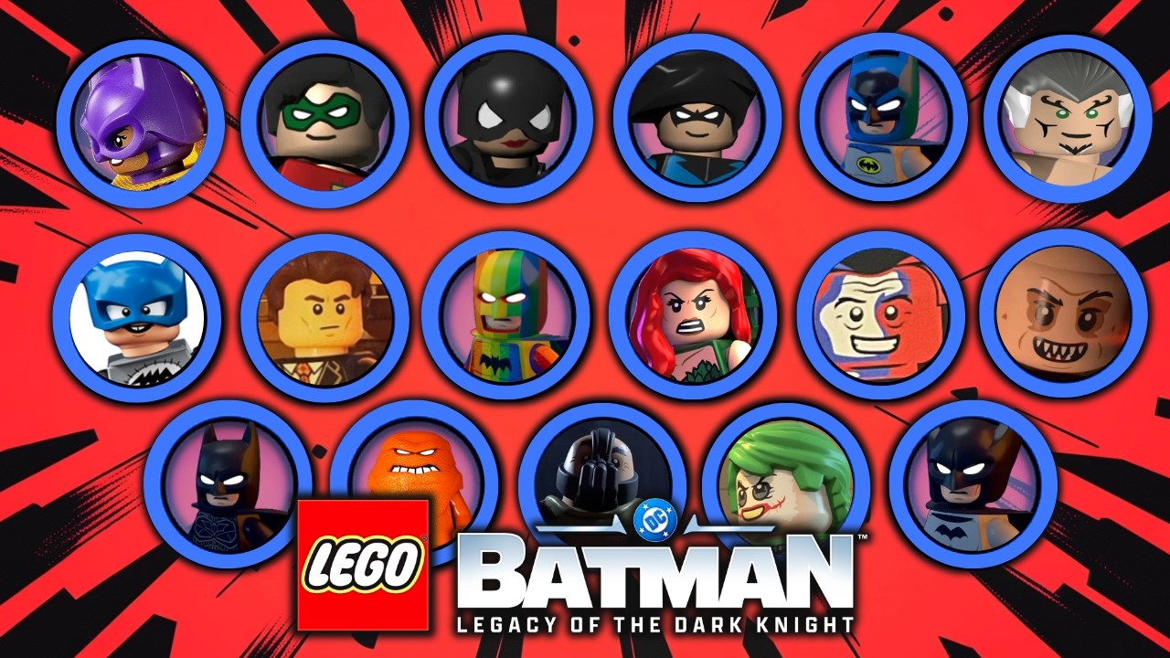 30+ Confirmed Characters in LEGO Batman: Legacy of the Dark Knight