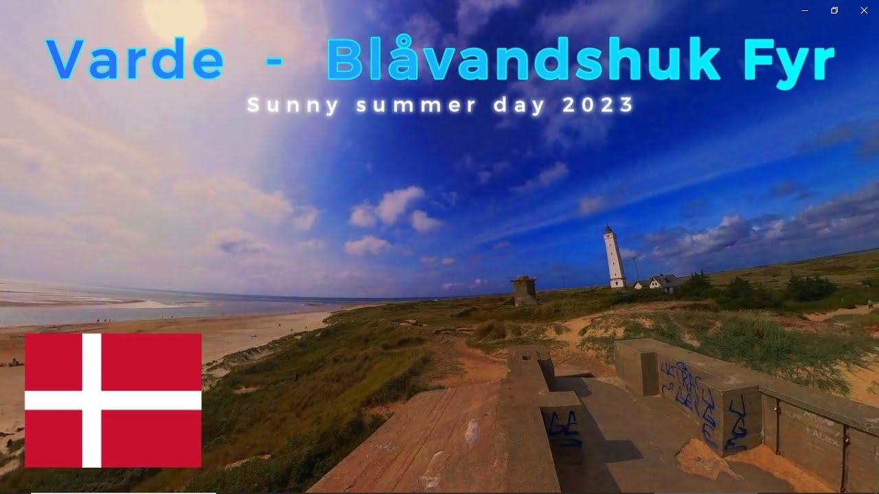 Varde  -  Blåvandshuk Fyr  Most western point of Denmark.