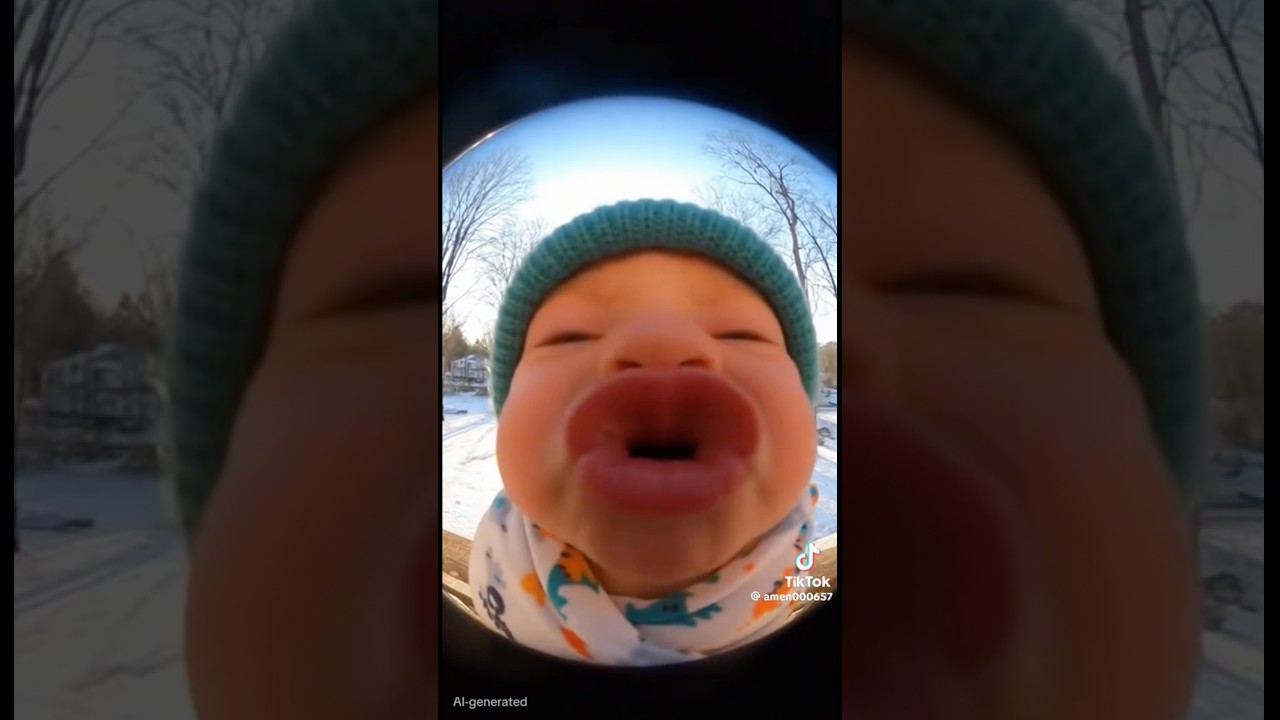 Open the door. #baby #funny #aishorts # newborntalk