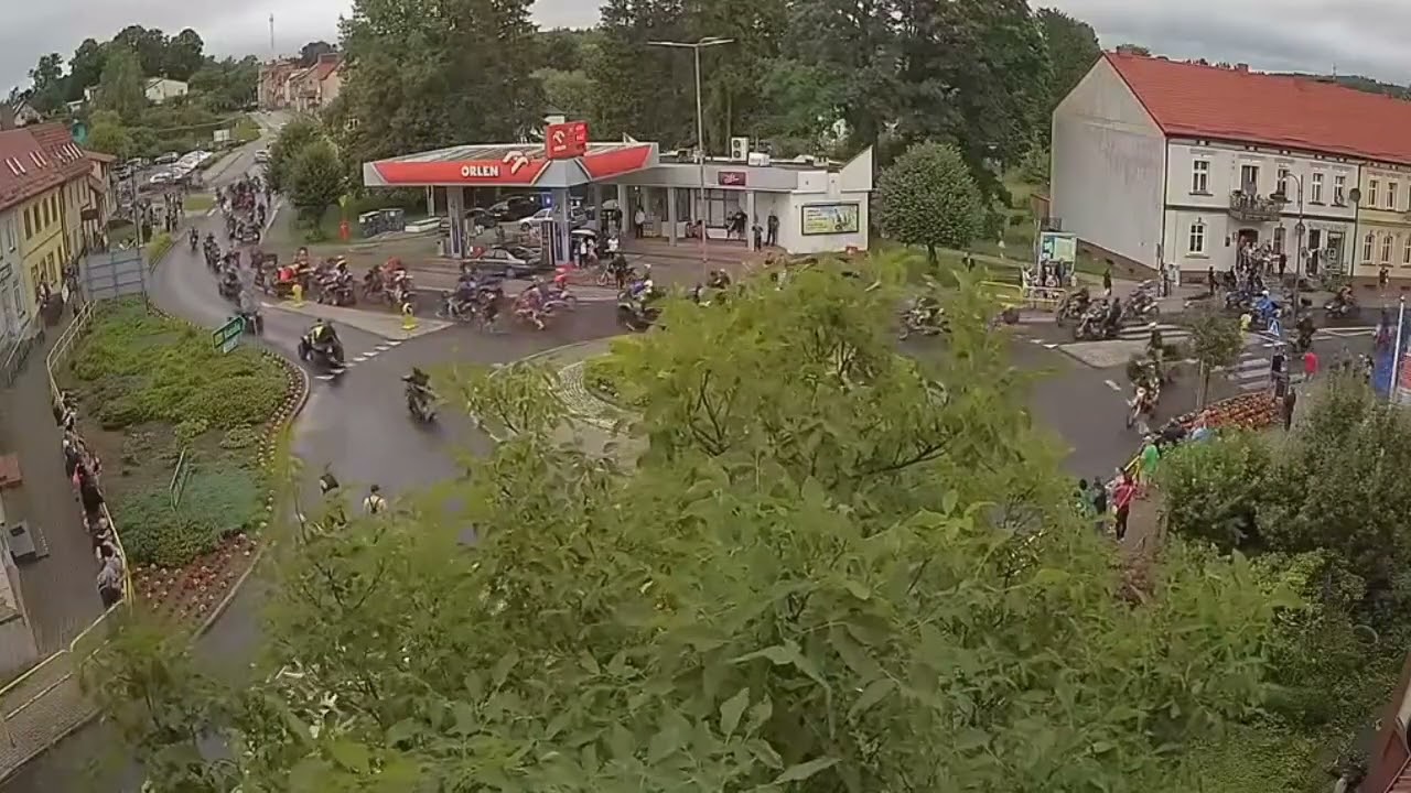 Parada motocyklowa 2024 r. -  Rondo Polanów Live