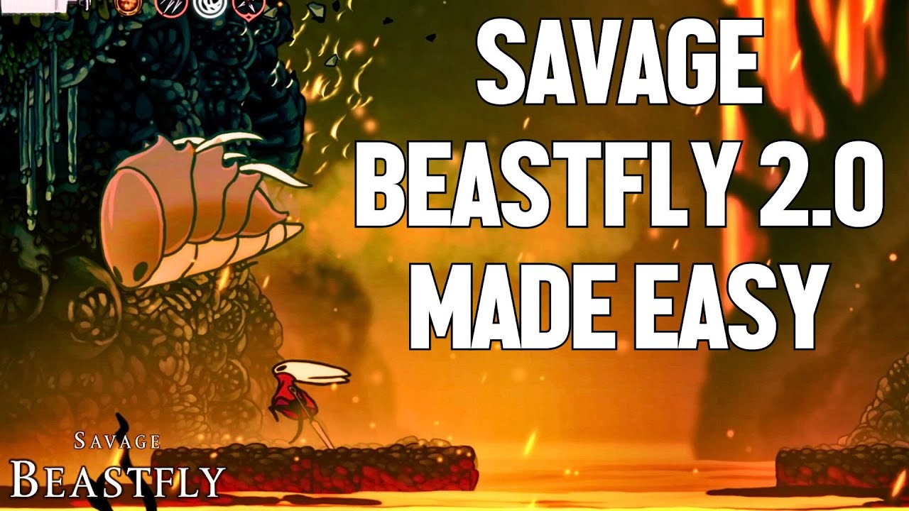 How to EASILY Beat Savage Beastfly 2.0 (yes a harder one) in Hollow Knight Silksong