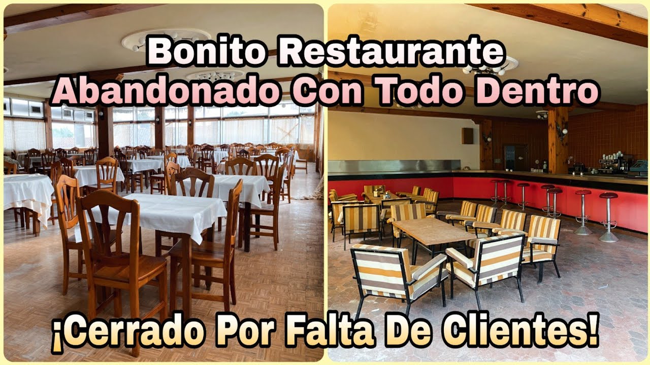 Exploro Un RESTAURANTE ABANDONADO INTACTO ¡Dejaron Todo Por Falta De Clientes! // AnitaNext