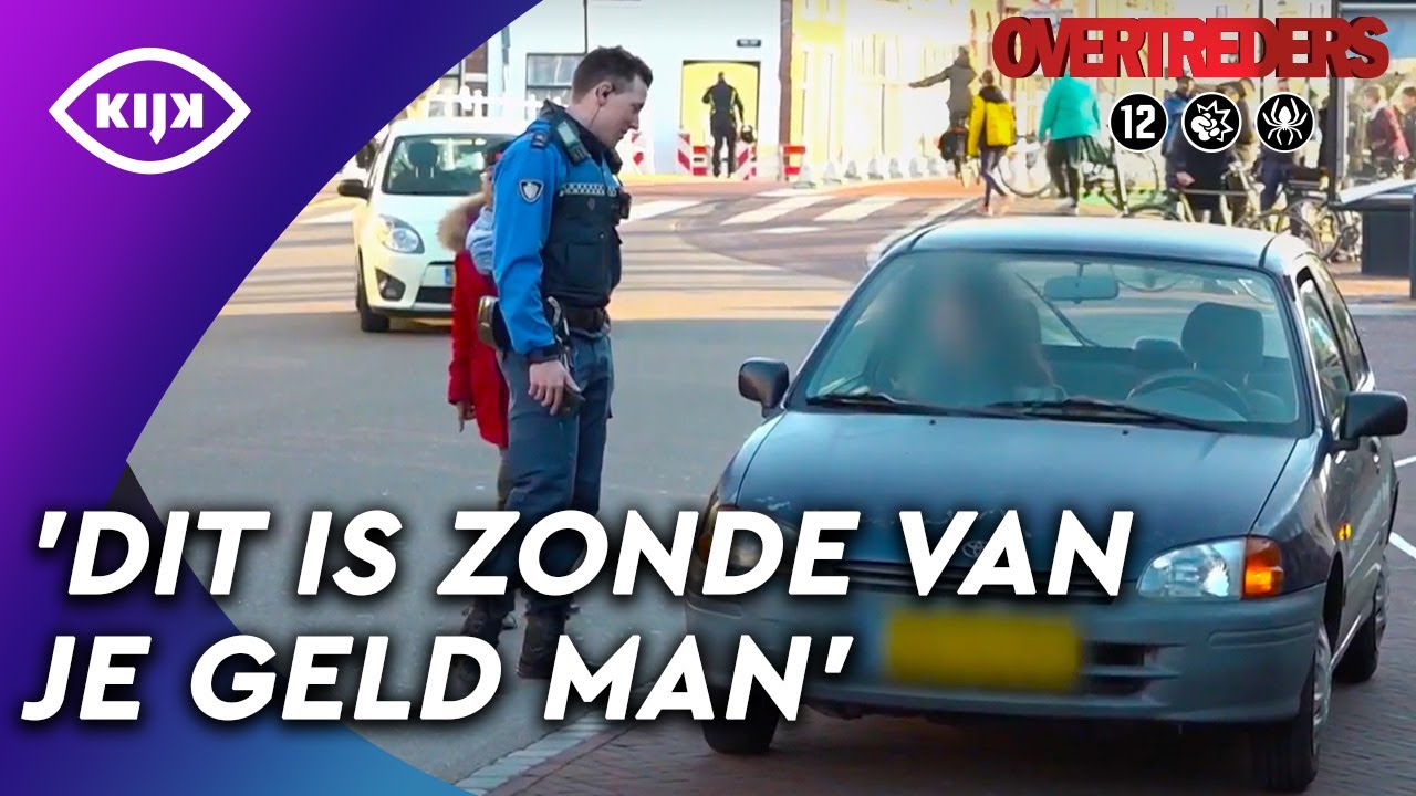 Man GENIET van zijn PARKEERBOETE?! | Overtreders | KIJK Misdaad