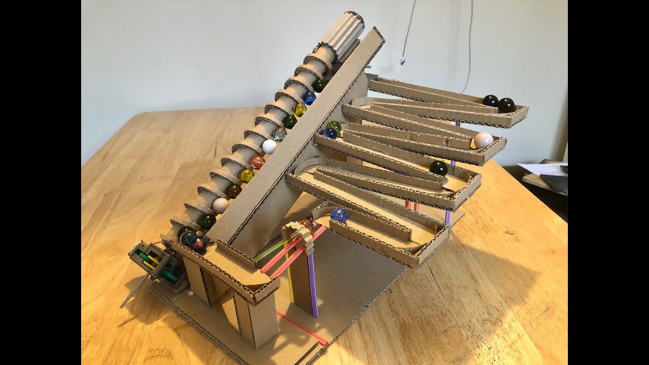 Cardboard Marble Run Machine #18