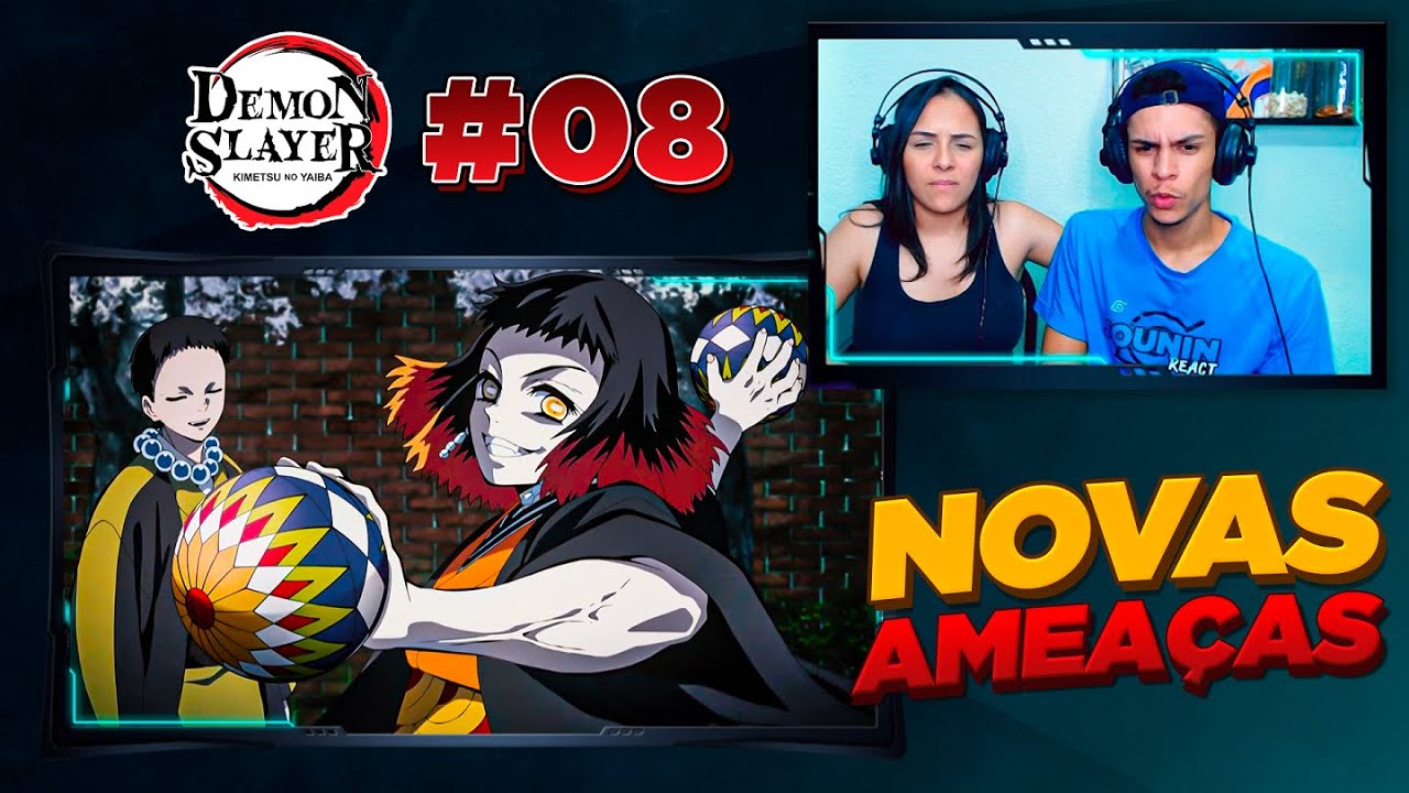 (ONI MÉDICA 😯) | DEMON SLAYER - EPISÓDIO 8 (DUBLADO) 🇧🇷 | [React em Casal] 🔥