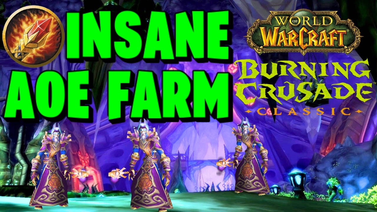 How to AOE Farm Slave Pens Like a Boss &ndash; 3 Frost Mages Spell Cleave FULL CLEAR - WoW Classic TBC