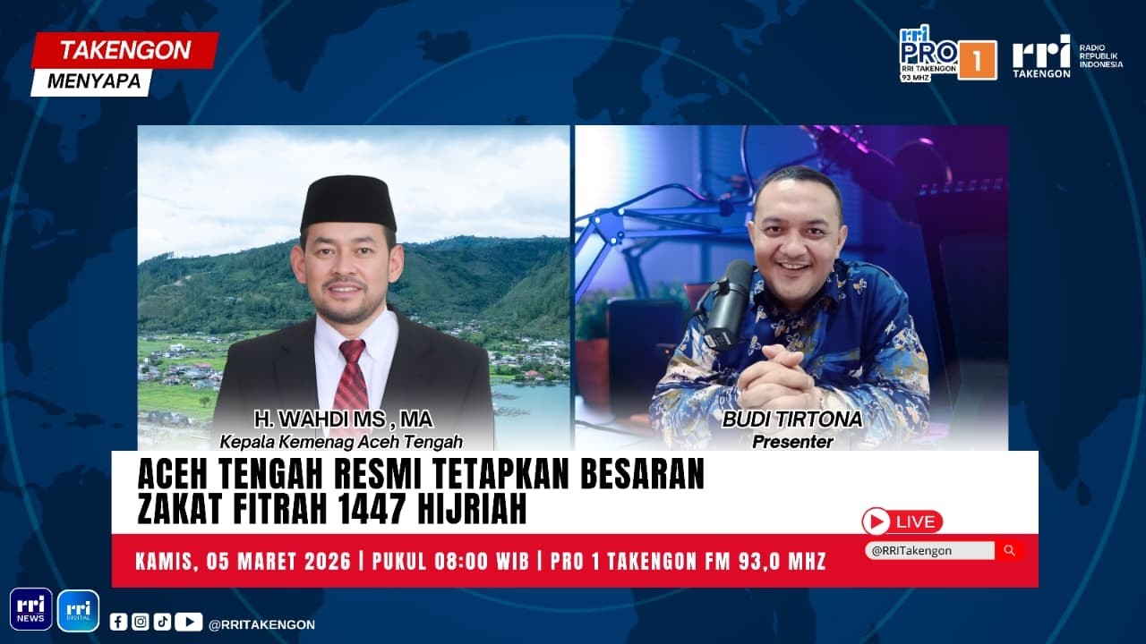 TAKENGON MENYAPA | ACEH TENGAH RESMI TETAPKAN BESARAN ZAKAT FITRAH 1447 H | KAMIS, 05 MARET 2026