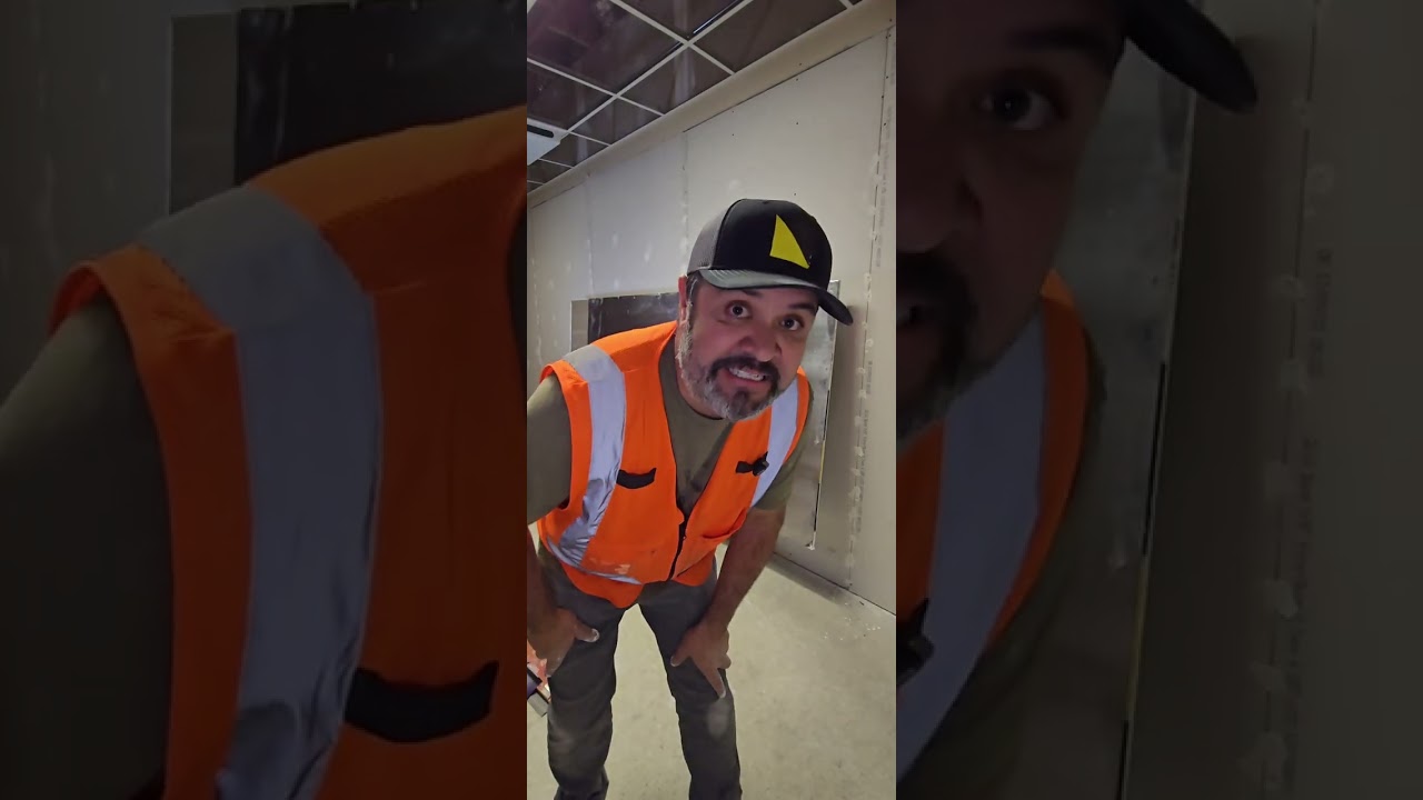 Como hacer drywall finishing o masillado en un cuarto de rayos x