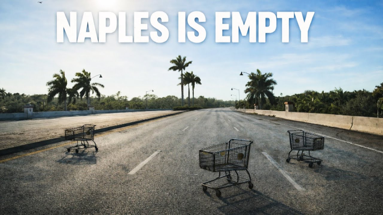 Naples Is Empty! Shocking Ghost Town In Peak Snowbird Season!
