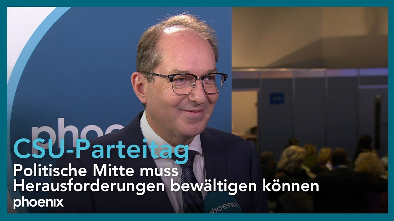 CSU-Parteitag: Im Gespr&auml;ch mit Bundesinnenminister Alexander Dobrindt | 12.12.2025