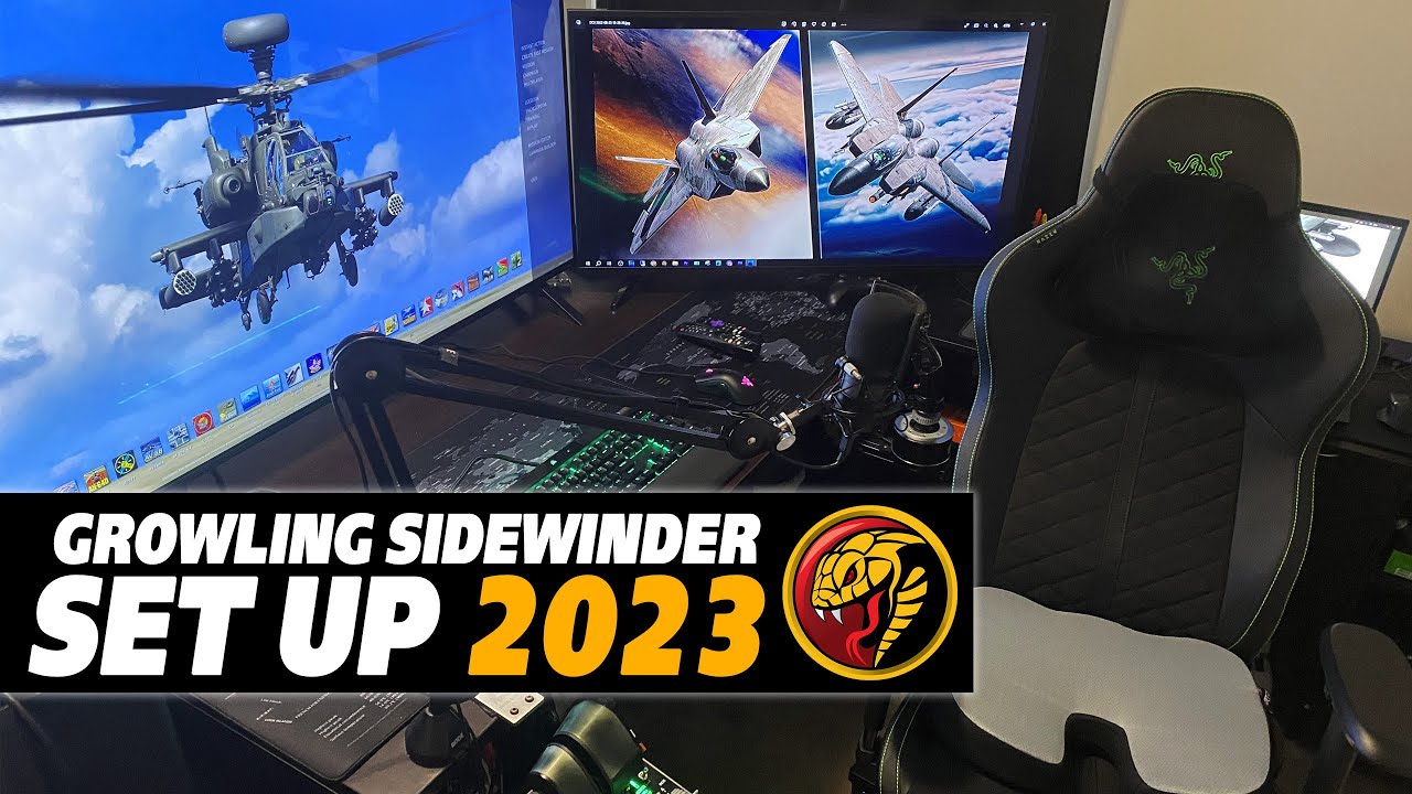 Настройка Growling Sidewinder 2023 | Цифровой боевой симулятор | DCS |