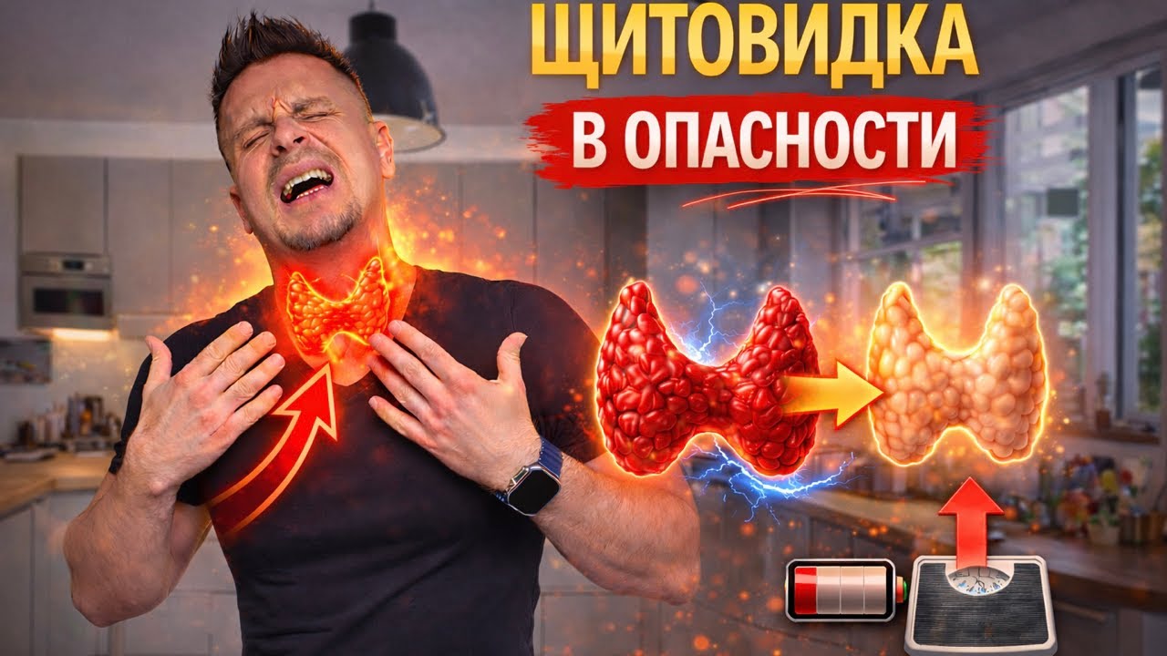 ЩИТОВИДКА В ОПАСНОСТИ — 10 признаков, что ваша щитовидная железа работает неправильно