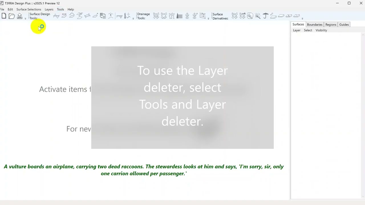 T3D+ Layer Deleter Tool