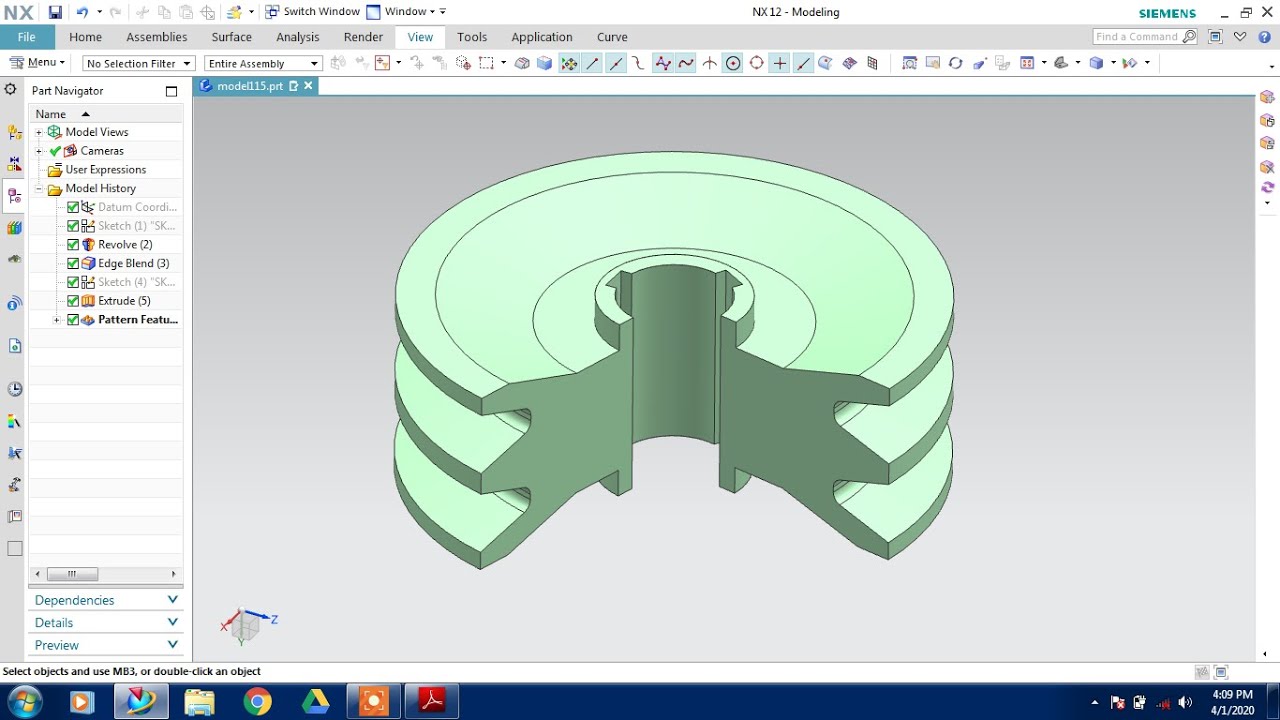 #NX CAD #PULLEY