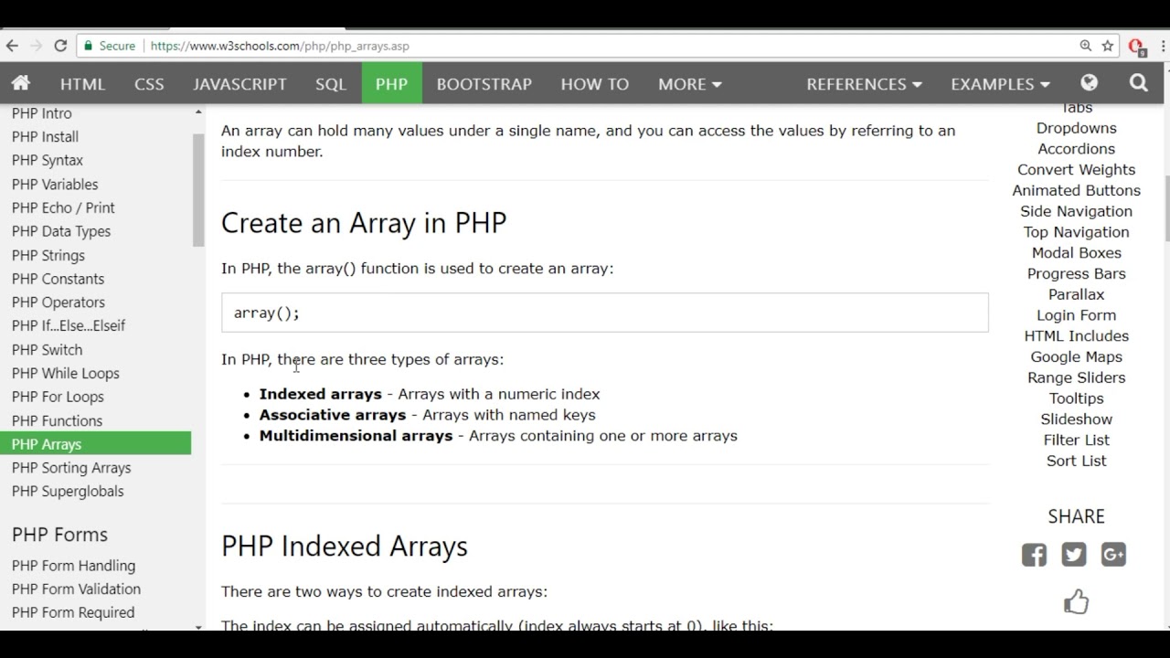 PHP Tutorials #4 Arrays