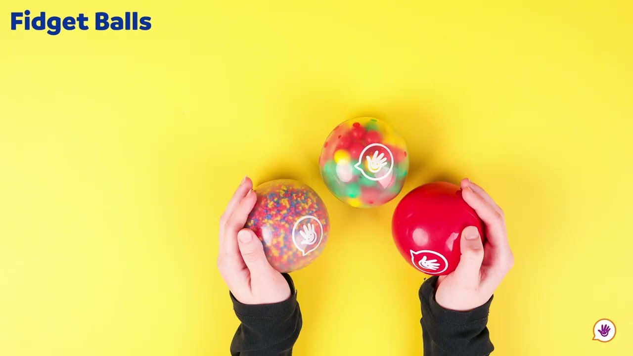 Squeeze Your Stress Away with Fidget Balls (Set of 3)
