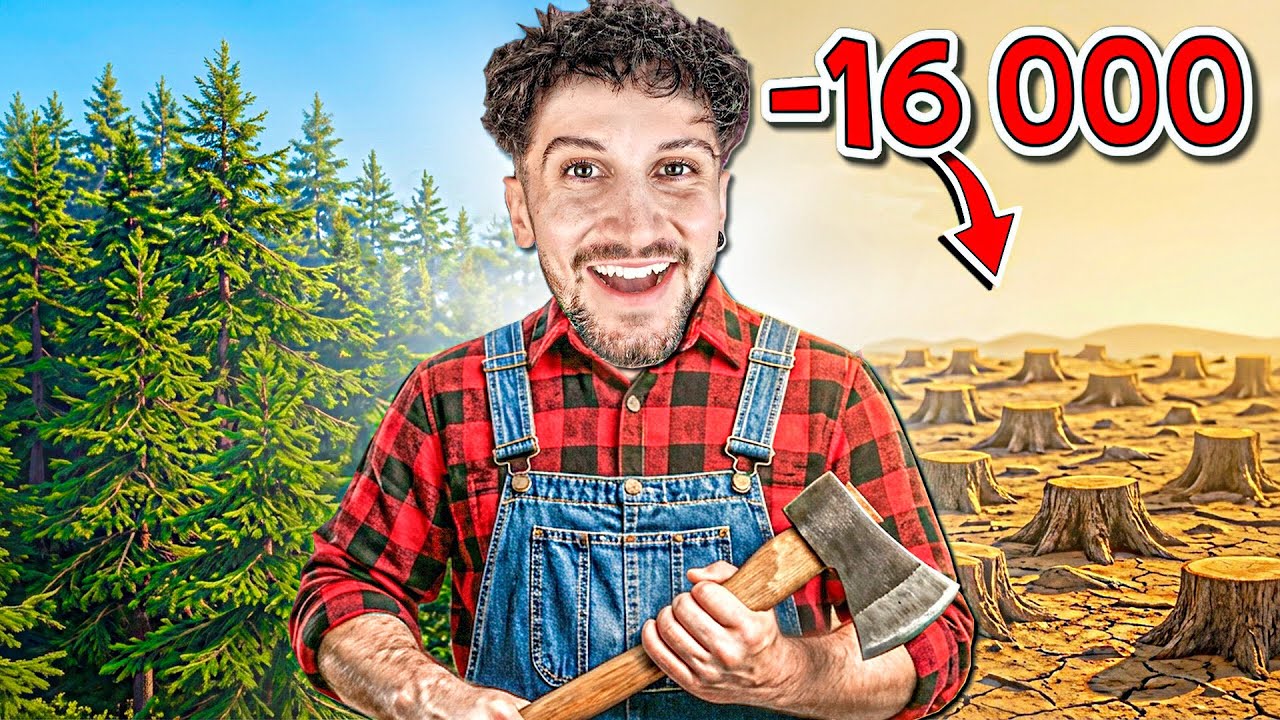 Dokážu POKÁCET 16 0000 STROMŮ?...🪓| Forest Hustle