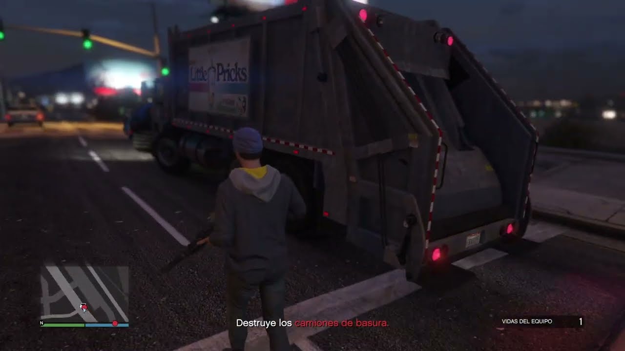 GTA ONLINE - trabajo basura, martin