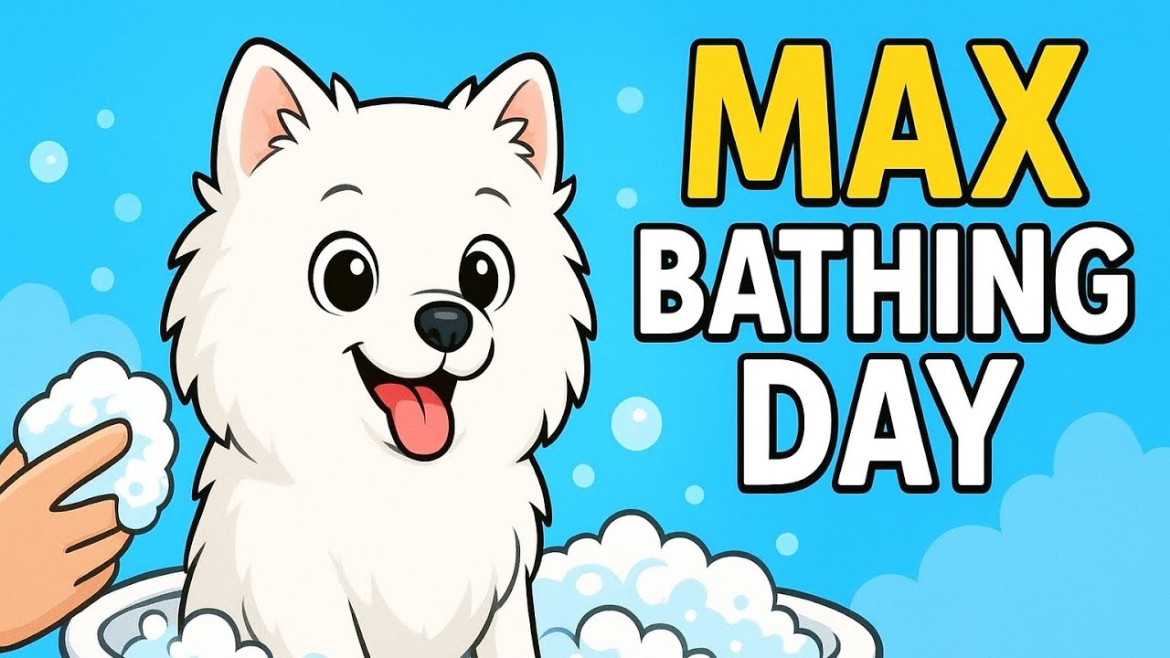Max Bathing Day | Cute indianspitz Bath Time 🐶🛁