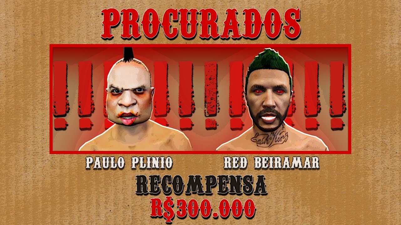 A POL&Iacute;CIA QUER A C@BE&Ccedil;A DO PAULINHO & RED BEIRAMAR no GTA RP! (Modder Clips)