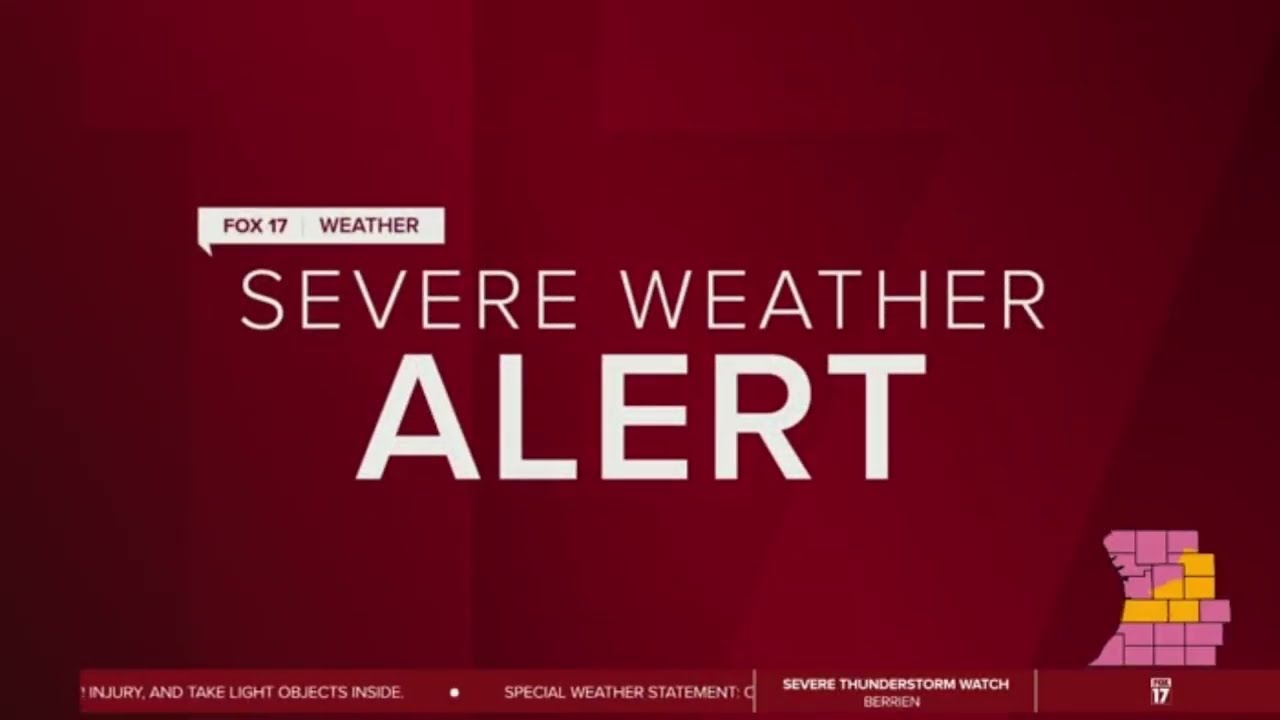 WXMI FOX 17 West Michigan Severe Weather Coverage June 25, 2024