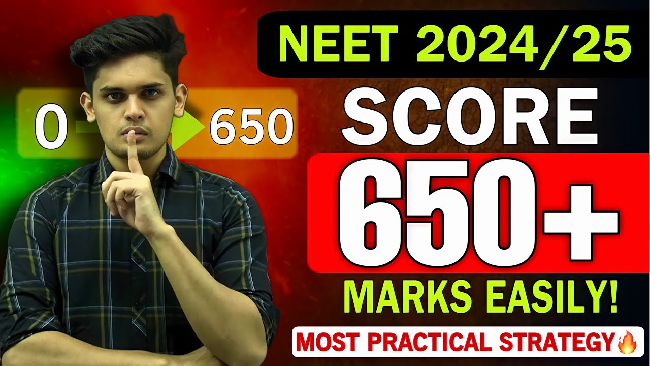 Neet 2024- How to Score 650+ Marks🔥| Most Practical Strategy| Prashant Kirad