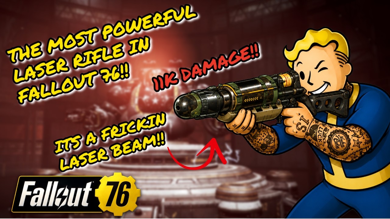 ⚡Эта лазерная винтовка РАСПЛАВЛЯЕТ ВСЁ В Fallout 76⚡