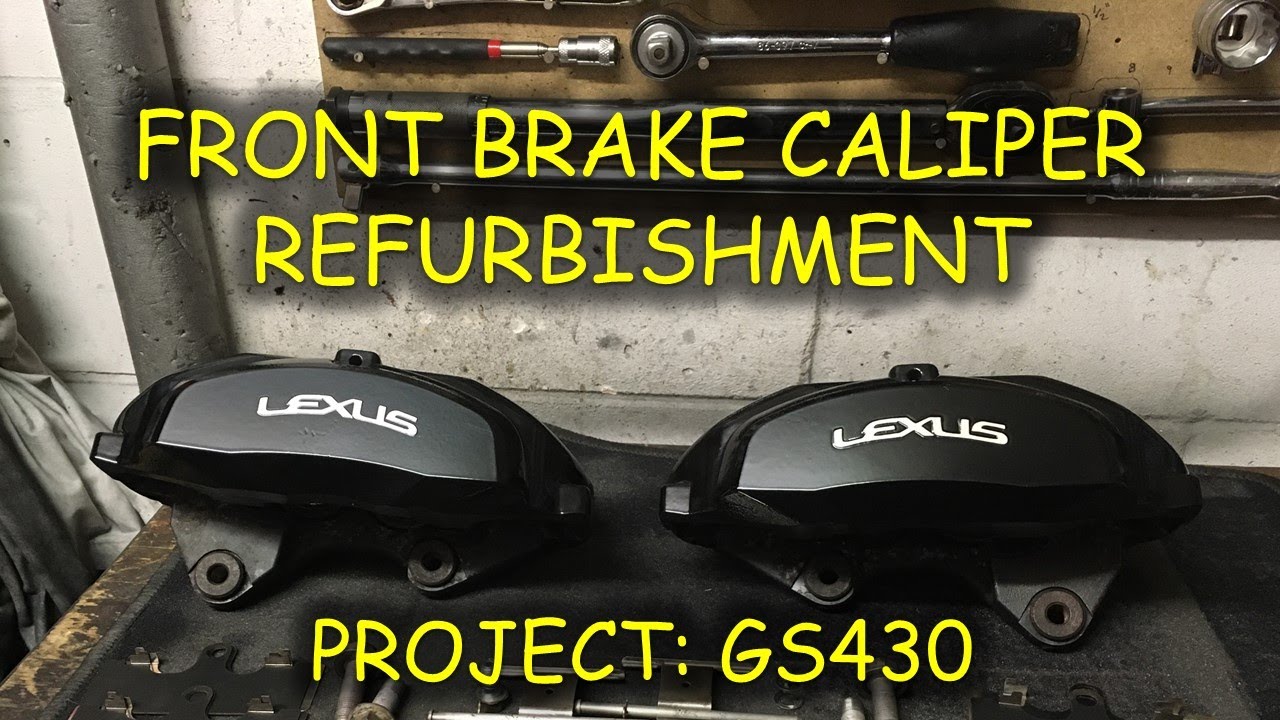 Lexus GS430 Front Brake Caliper Refurbishment