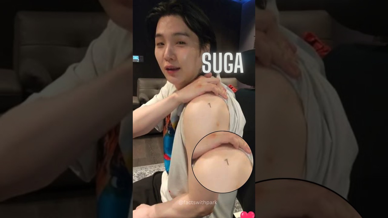 7 tattoo of BTS 💜 Army💜 #army #bts #taehyung #suga #jk #rm #jin #jimin #jhope #btsarmy
