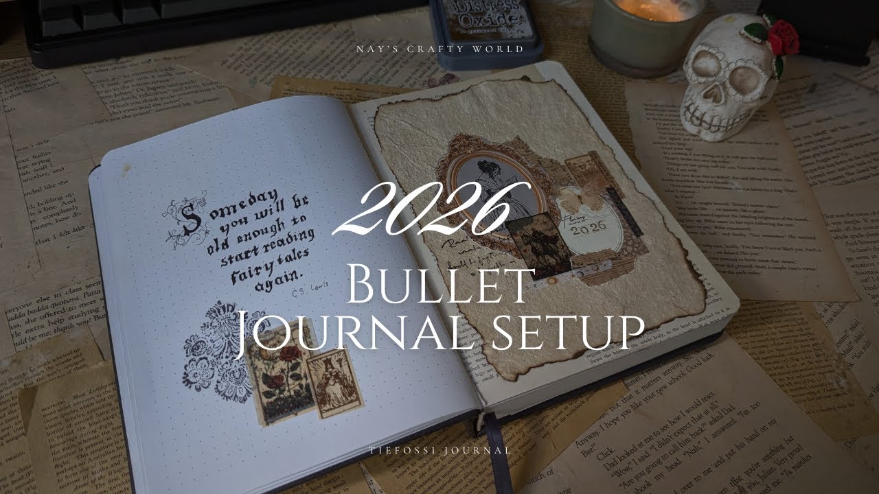2026 Bullet Journal setup | Plan with me in my new journal | Medieval Theme