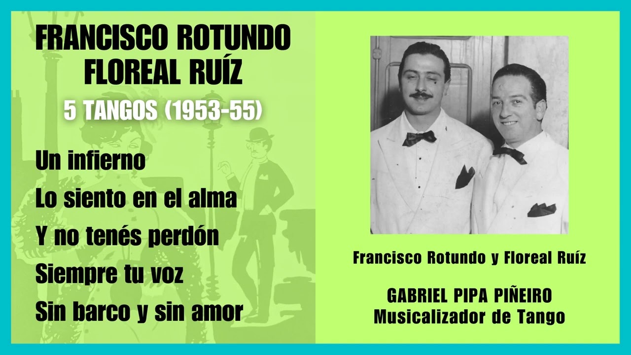 Francisco Rotundo y Floreal Ruíz 5 Tangos (1953-55) Gabriel Pipa Piñeiro Musicalizador